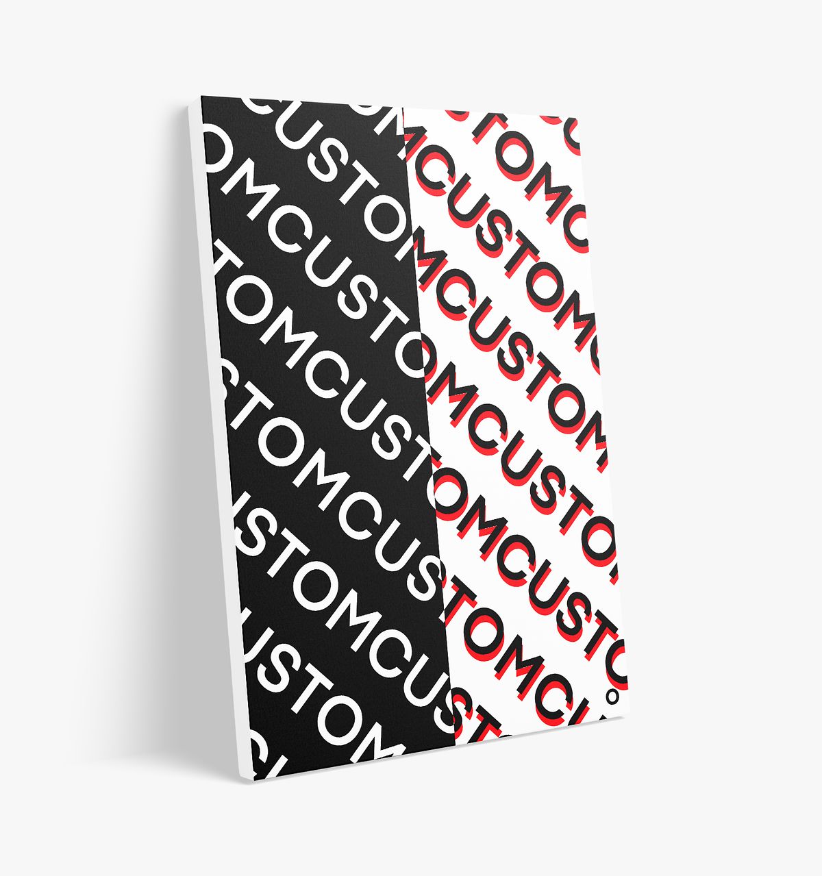 Art - Canvas - Custom Design - Black - White - Red - Image 2