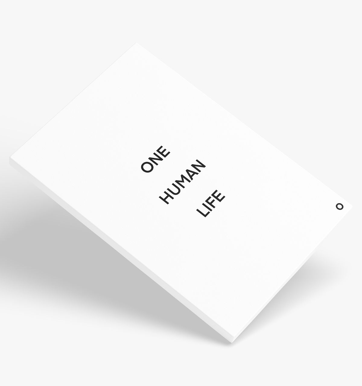 Cost of - Canvas - One Human Life - White - Image 3