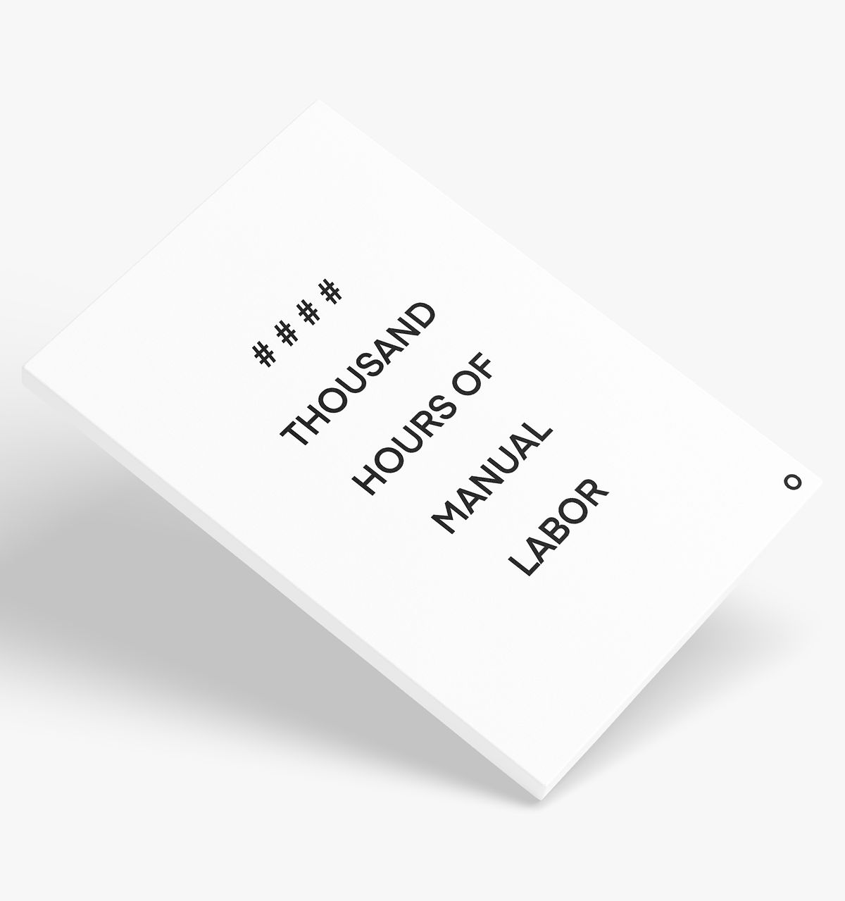 Cost of - Canvas - Thousand Hours - White - Image 3