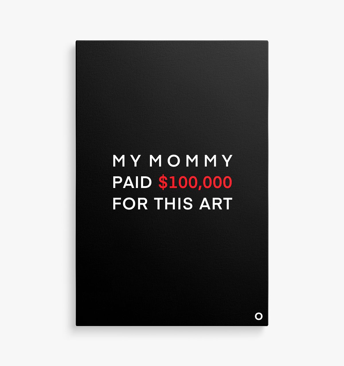 Paid for by - Canvas - Mommy - Black